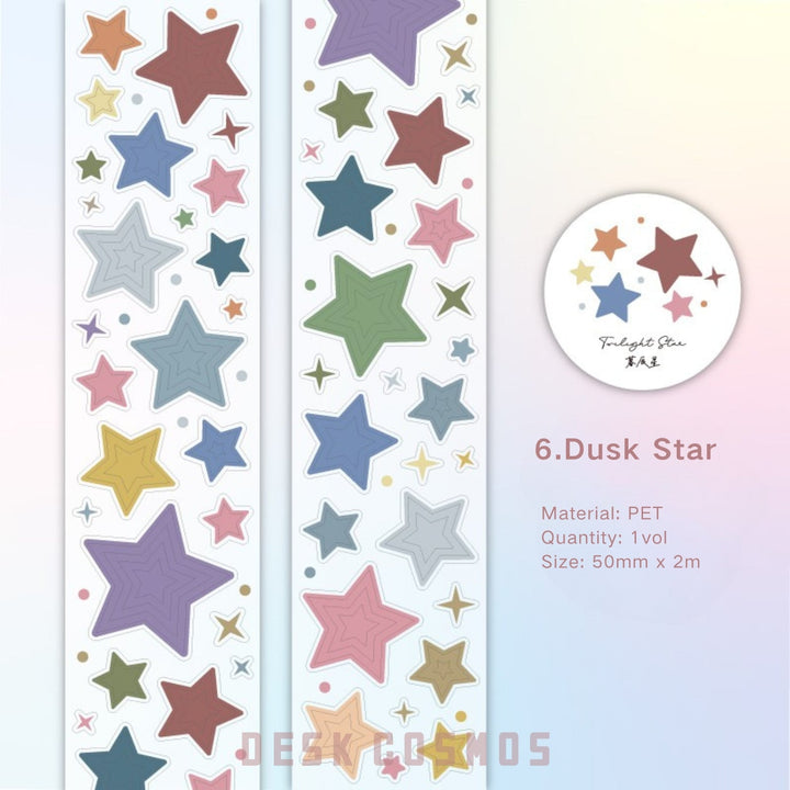Star Daily Cloud PET Tape Versatile Scrapbooking