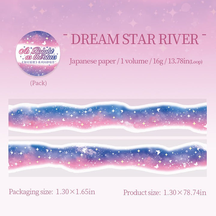 Starry Washi Tape Like the Stars Perfect for Journaling