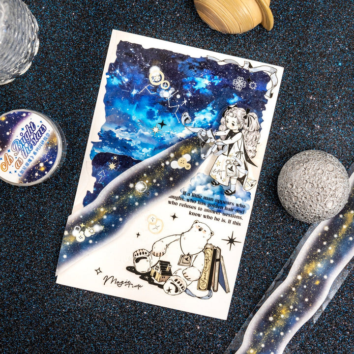 Starry Washi Tape Like the Stars Decorative Scrapbook Tape