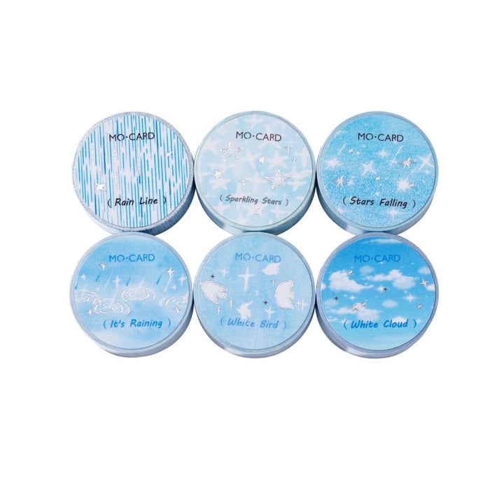 Starry Sky Series Glitter Washi Tape Suitable For Decoration