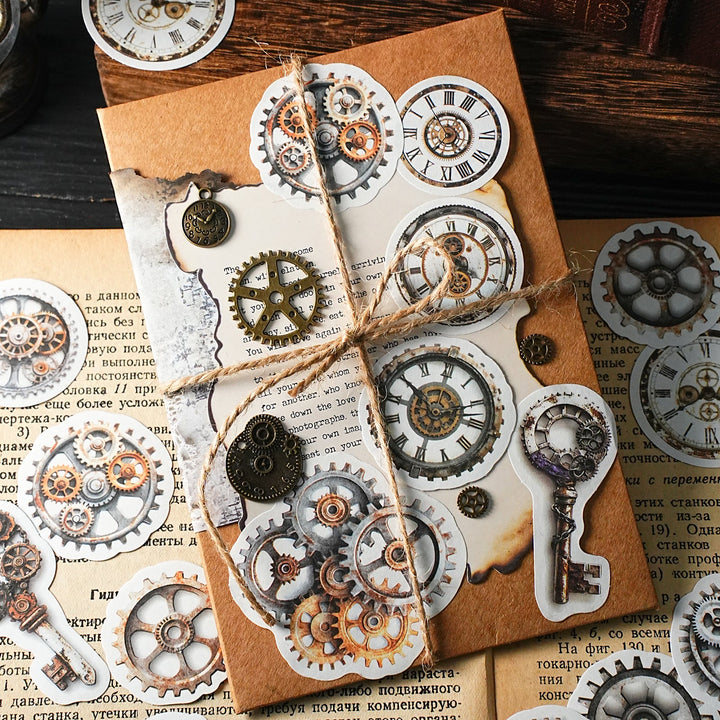 Steampunk Stickers Punk Era Series Retro Steampunk Mood