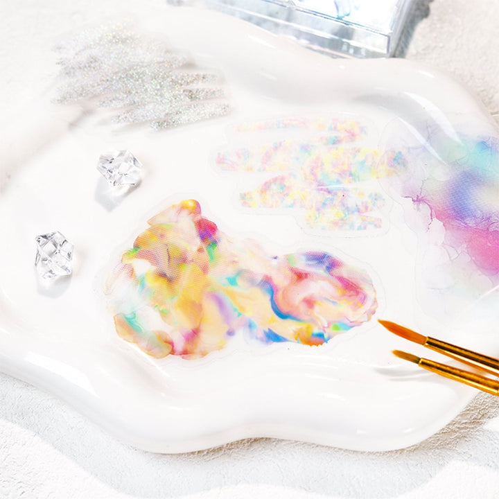 Stickers Infused with a Colorful Romance Colorful Foil Decor for Journals