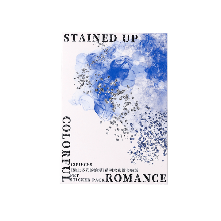 Stickers Infused with a Colorful Romance Watercolor PET Sticker Aesthetic