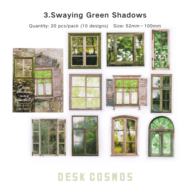Stickers PET Window Weather Series Seasonal PET Sticker Kit