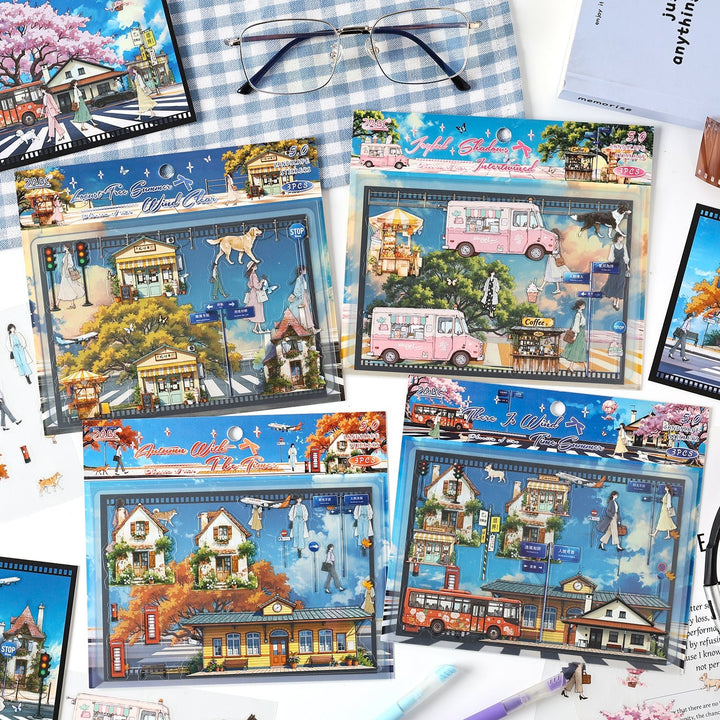 Phantom of Time Stickers Daily Moments Suitable for Art Projects