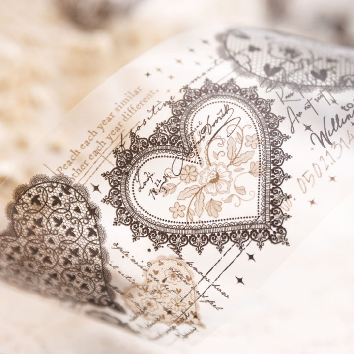Tape Dream of Lace Collage Style PET Vintage Art