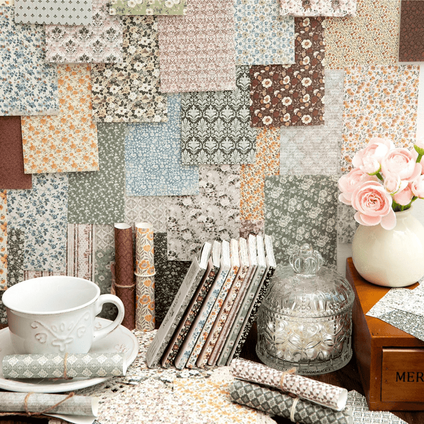 Slowly Happy Craft Paper Vintage Texture Set