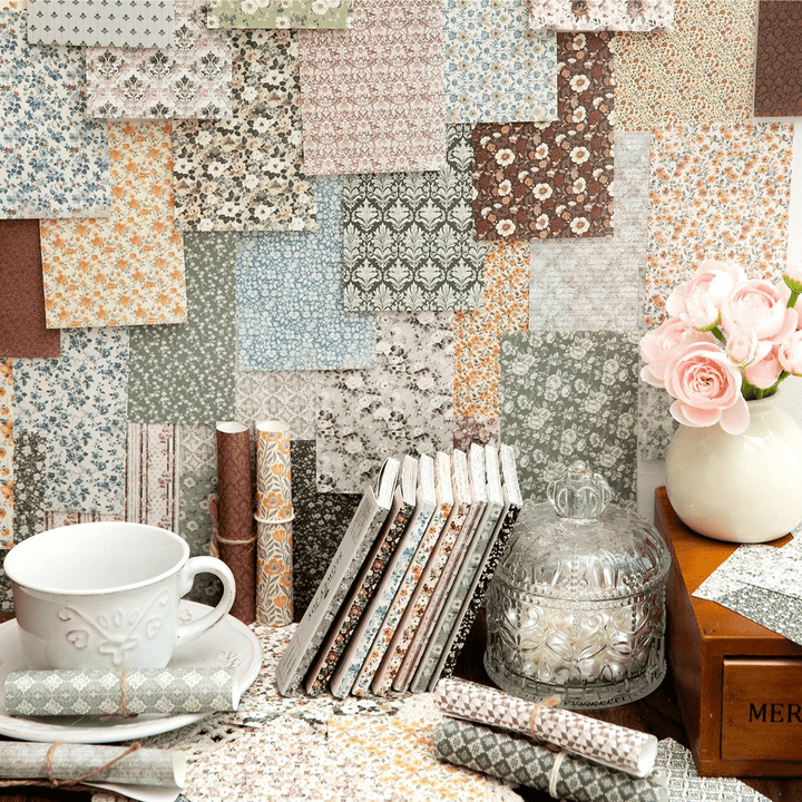 Slowly Happy Craft Paper Vintage Texture Set