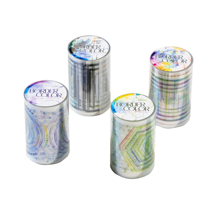 The Color Border Scrapbooking Tape PET For Diary Creation