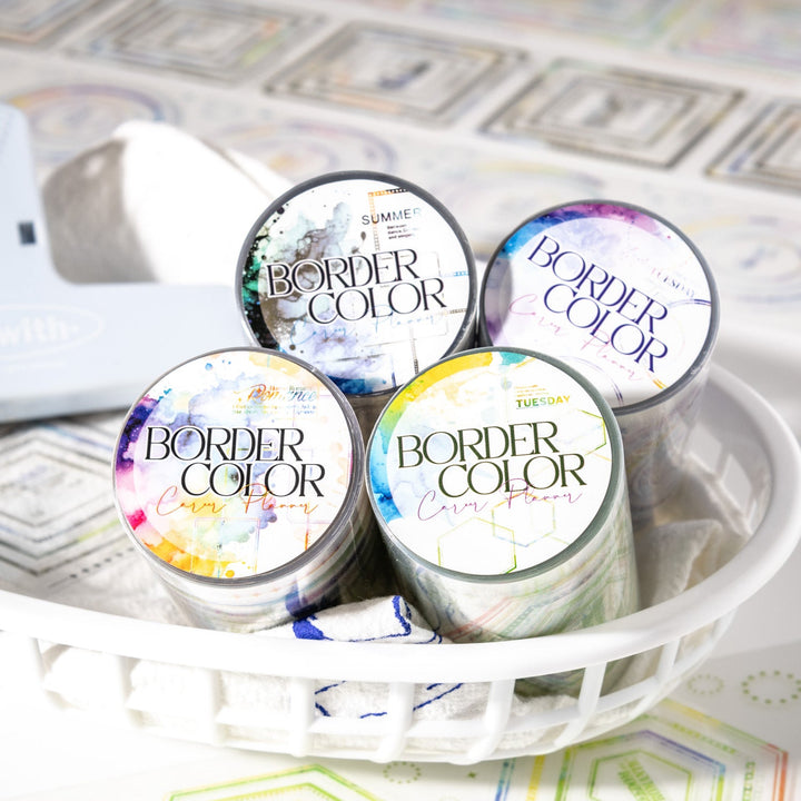 The Color Border Basics PET Tape For Creative Stationery Use
