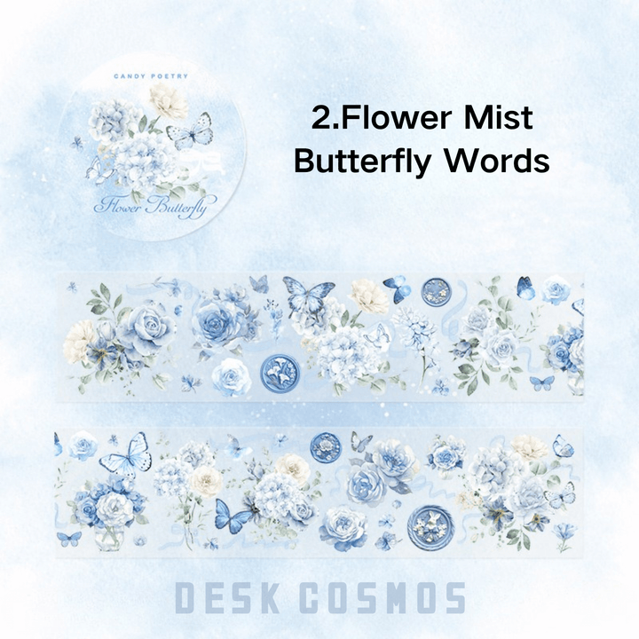 The Shadow Of Flowers And Poetry Flower Mist Butterfly Words Artistic Fresh