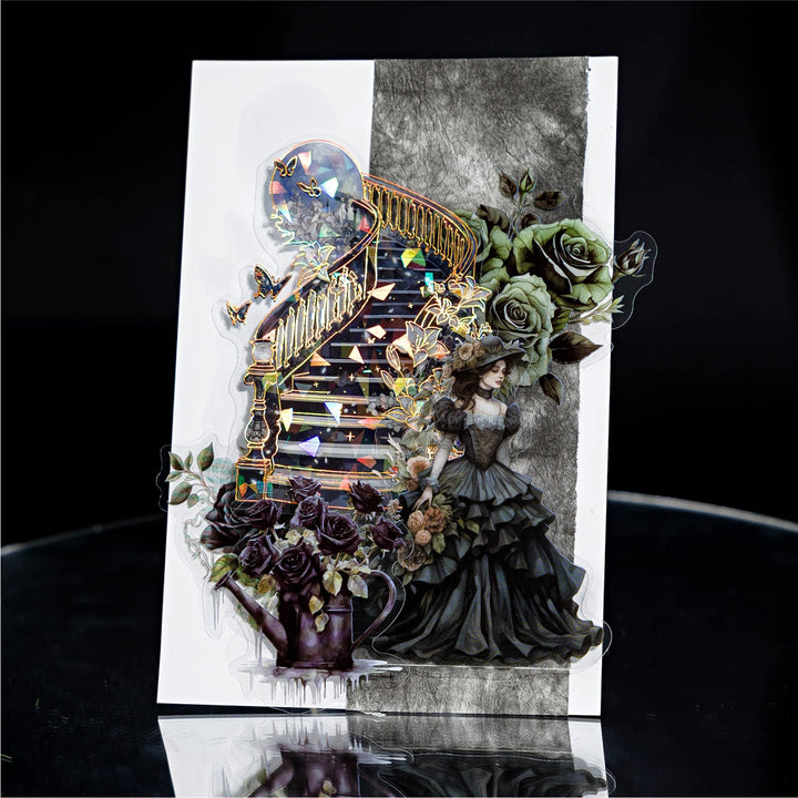The Staircase Series of Heaven PET Stickers Fairy Tale PET Art Stickers