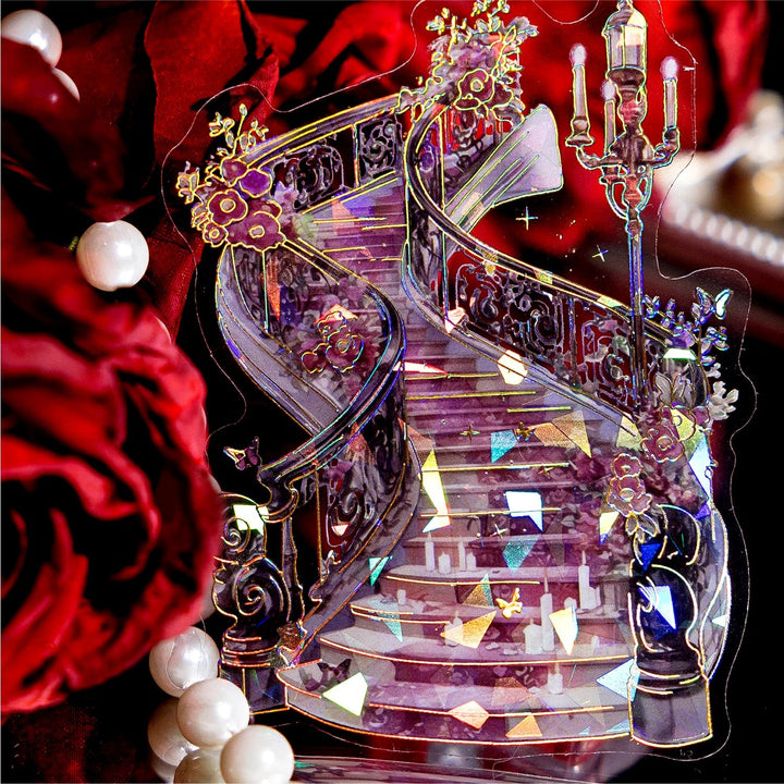 The Staircase Series of Heaven PET Stickers Elegant Collage Decoration Aesthetic
