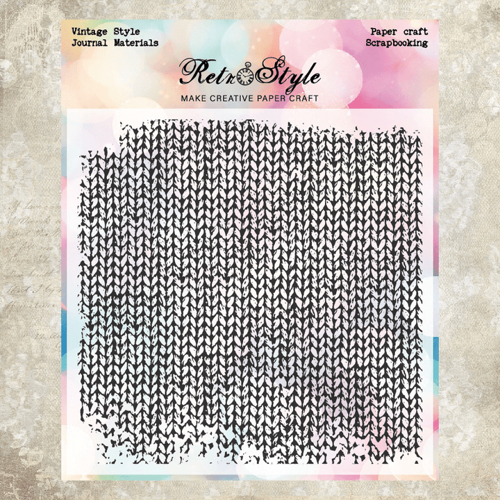 Transparent Stamp Rosewood Pattern Series vintage flower texture