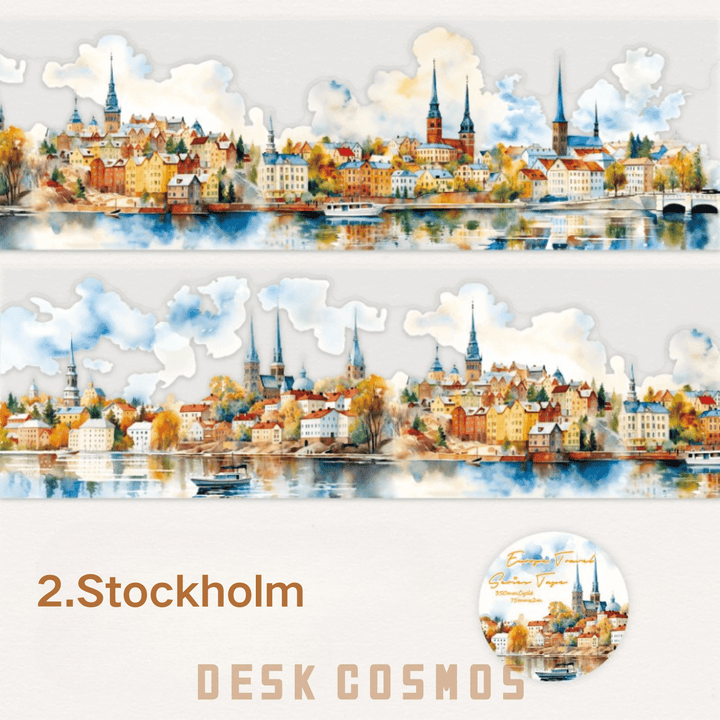 Natural Scenery PET Tape from Travel around Europe series
