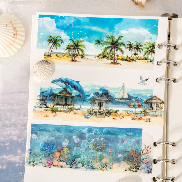Travel PET Tape Diary of a Tour Ocean Style hand account decoration