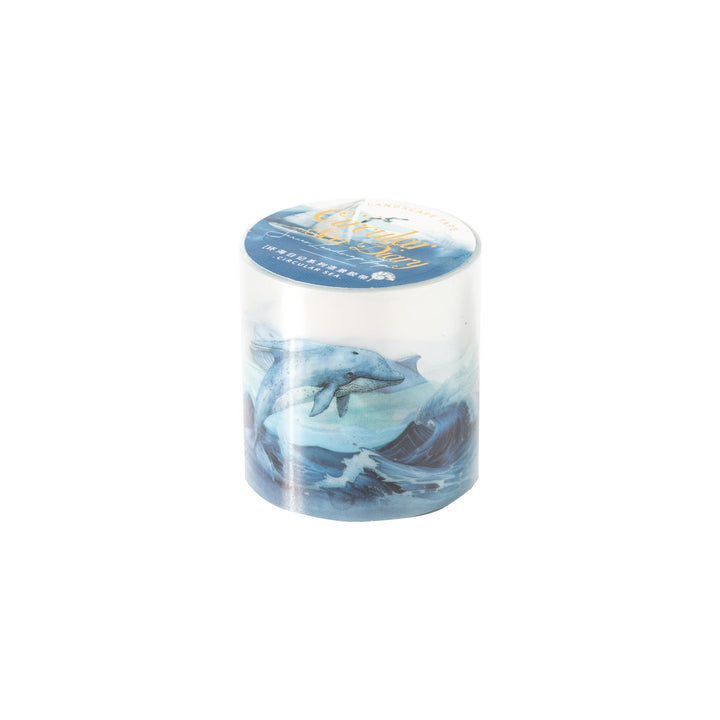 Diary of a Tour Around the Sea PET tape for scrapbooking layout