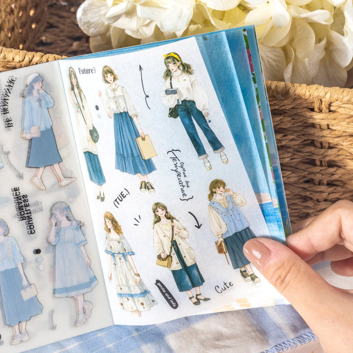Pleasant Journey Dual Texture Travel Sticker Set