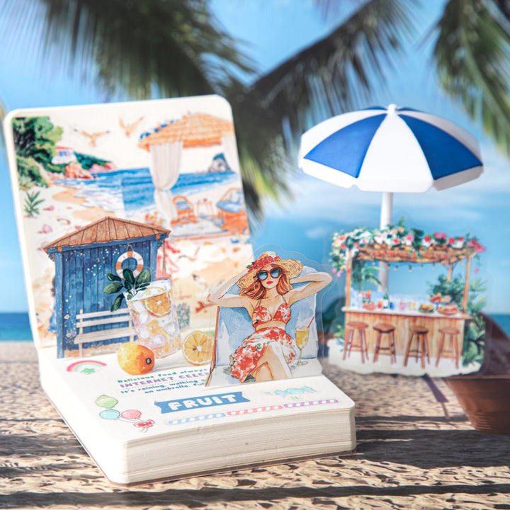 Travel Stickers Holiday Lifestyle PET landscape stickers