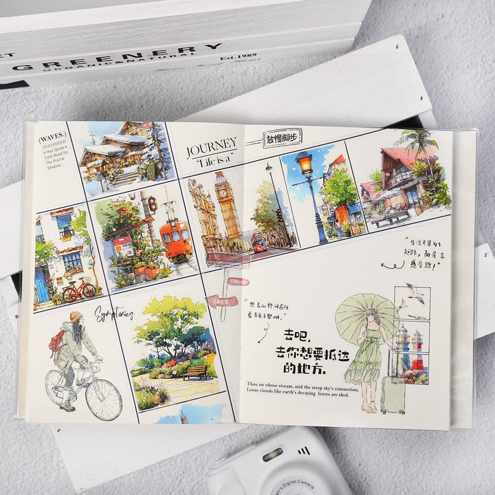 PET Travel Stickers Pack Your Bags Aesthetic Decor