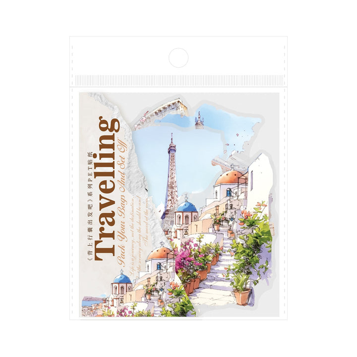 PET Stickers for Scrapbooking Pack Your Bags
