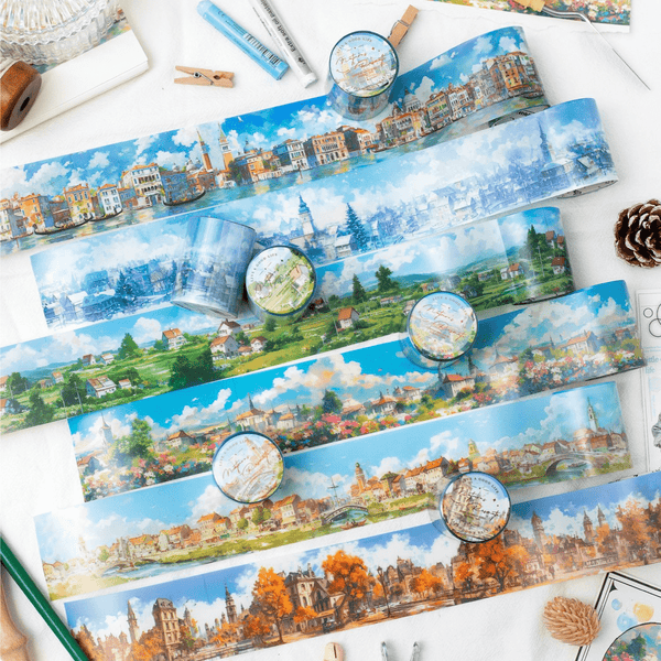 Travel Time Scenery Tape Nature Journal Creative