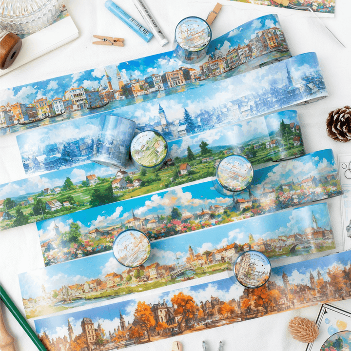 Travel Time Scenery Tape Nature Journal Creative