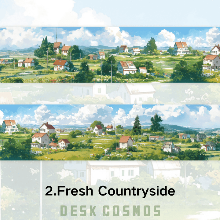 Travel Time Fresh Countryside Scenery Tape City Countryside