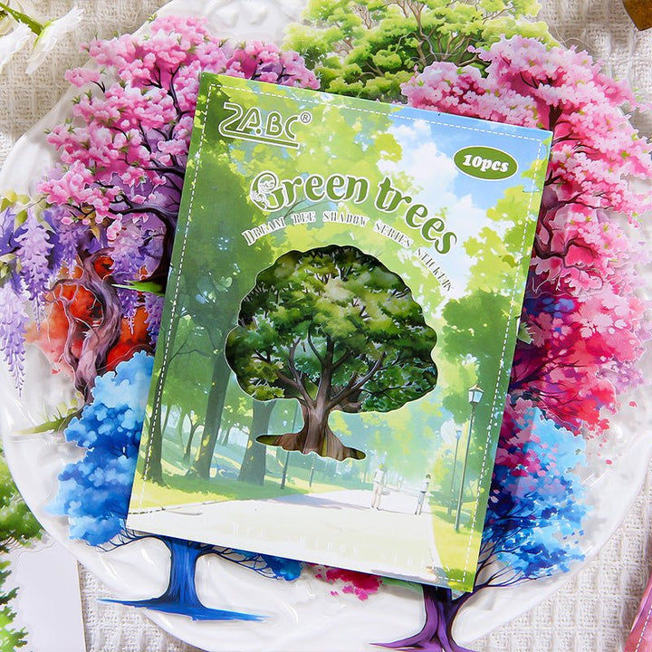 Beautiful Dreams and Shadows PET Material Stickers for Art Notebook