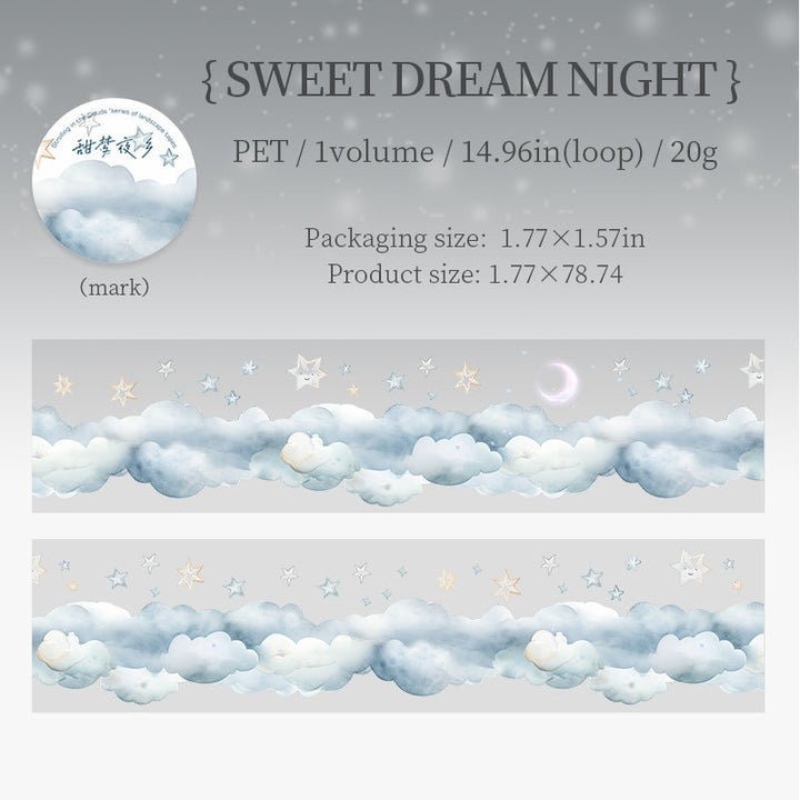 Up in the air PET Tapes Sky Theme Weather Ideal for Art Projects