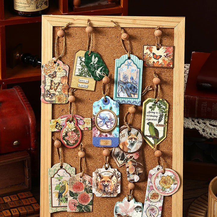 Nature Series Label Paper Antique Craft Paper for Journal
