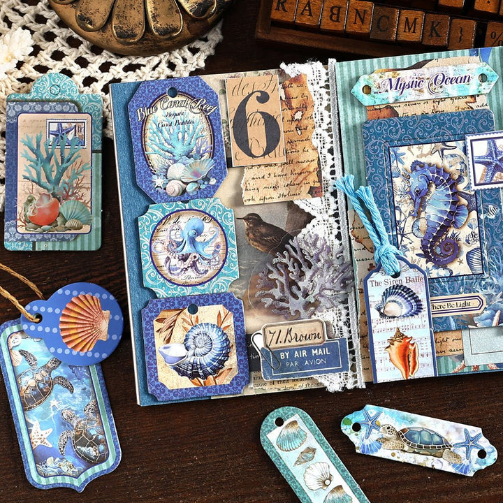 Nature Series Label Paper Retro Label Paper for Decorative Crafts