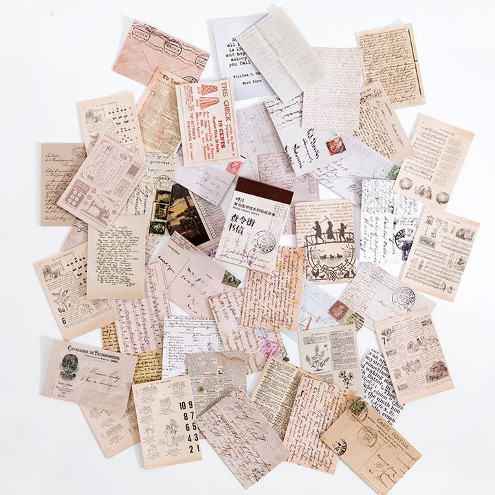 Vintage Library Series Scrapbook Paper Great for Literary Scrapbooking