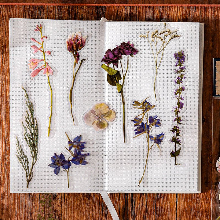 Linmist Echo PET Decorative Stickers Botanical Aesthetic