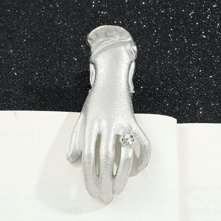 Noble Hand Series Binder Cover in Silver and Gold