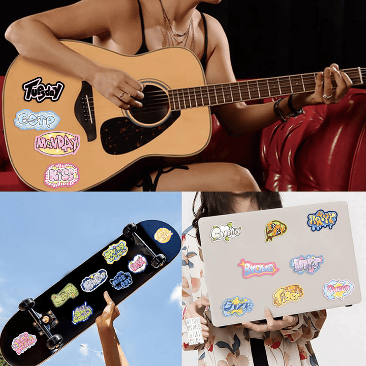 Street Graffiti Cartoon Stickers Fun for Planners