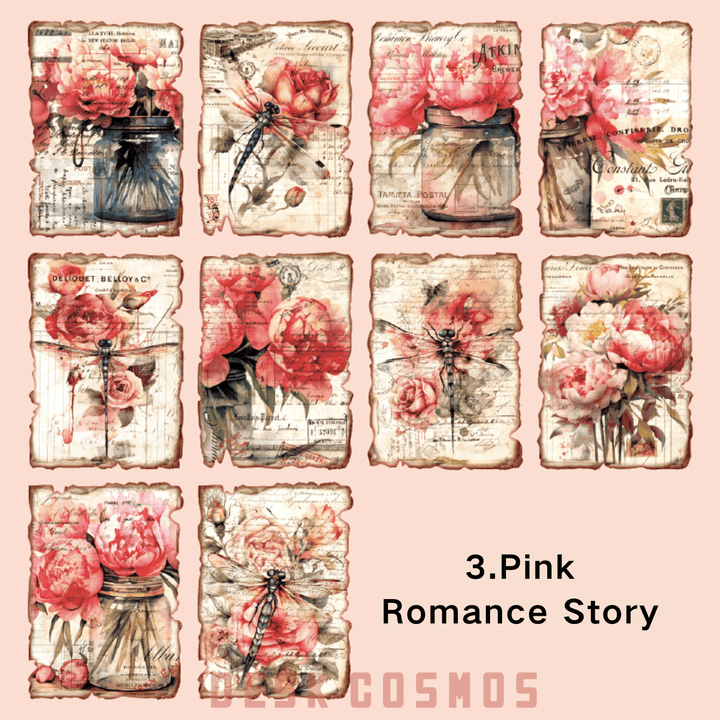 Jenny's Diary Pink Romance Story Easter Paper
