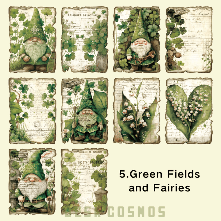Jenny's Diary Green Fields and Fairies Easter Paper