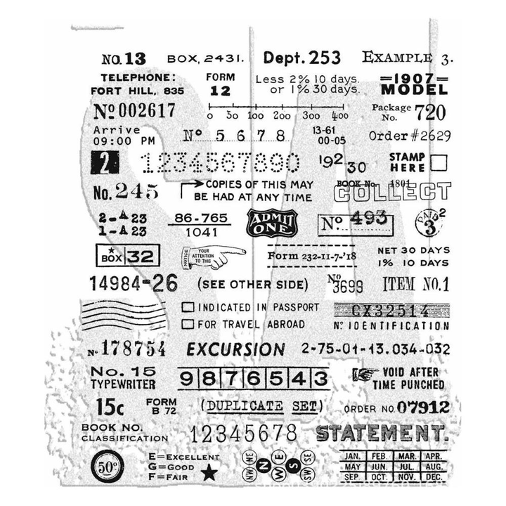 Transparent Silicone Stamps Retro Design Alphabet and Floral Stamps for Card Making