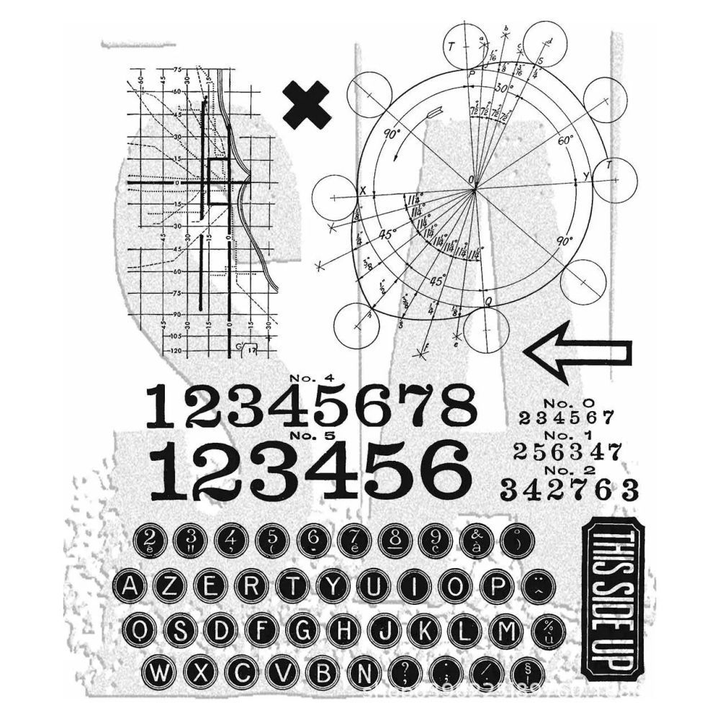 Flower and Alphabet Stamps Retro Silicone Clear Stamps for Scrapbook DIY Projects