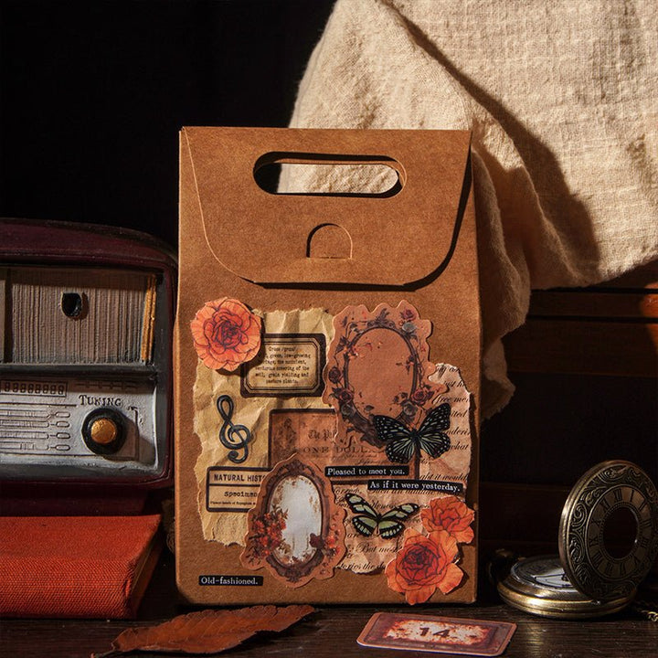 Old Erosion PET Stickers for Dark Theme Journal