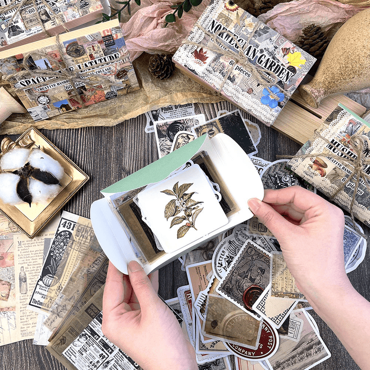 Scrapbook Vintage Ephemera Retro Memory Room butterfly pack