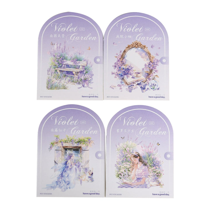 Violet Garden Stickers for Journaling Magic Characters Decoration