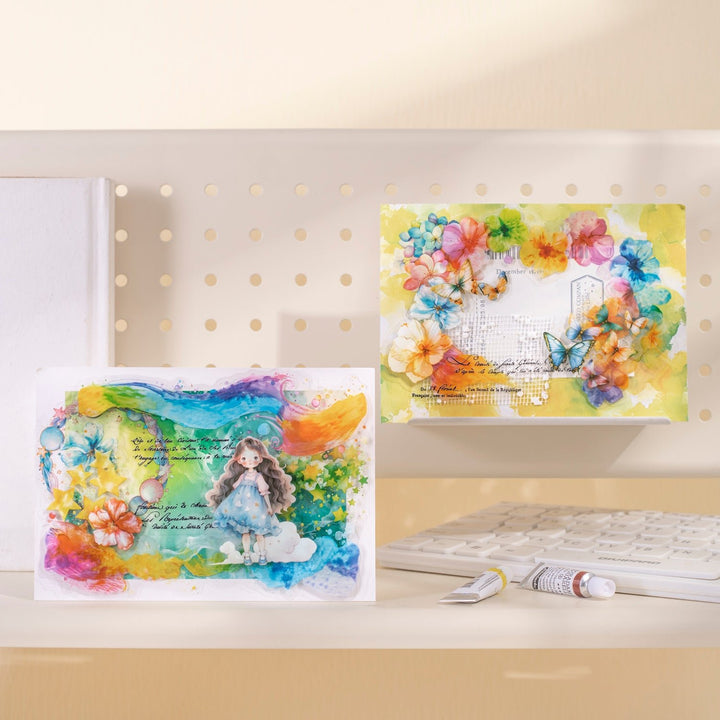 Heals Daily Life basic layering washi stickers pack