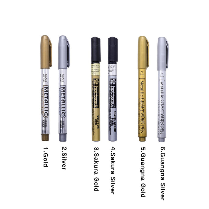 Sakura Wax Pen Metallic Look for DIY Crafts