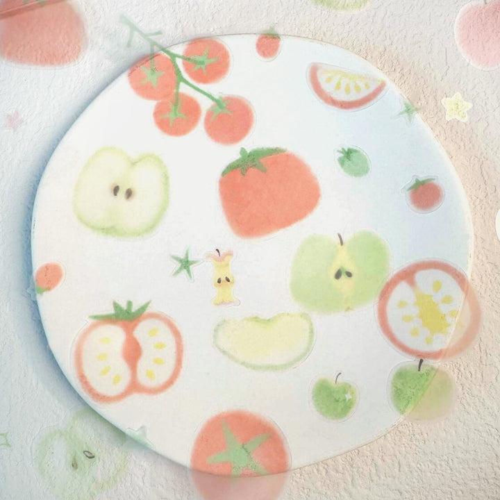 Weweet Series Cute Fruit PET Tape Matte Finish for Journaling