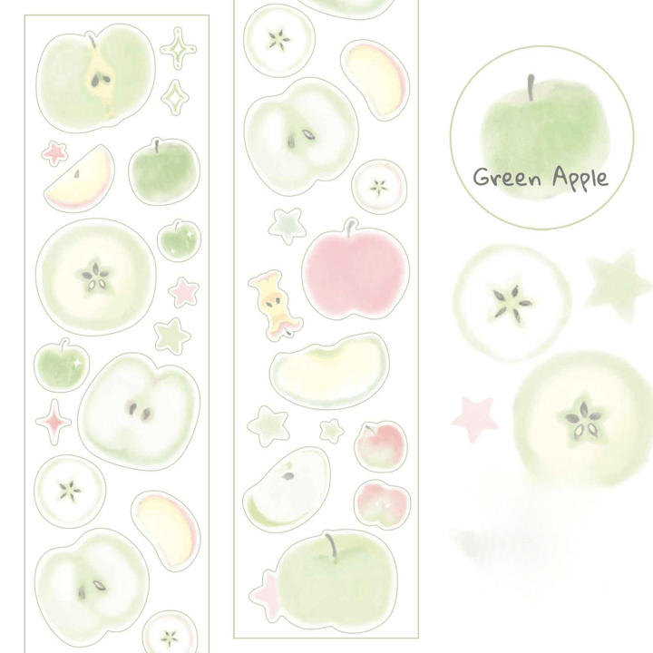Weweet Series PET Tape Sweet Cute Fruit Design DIY Journaling