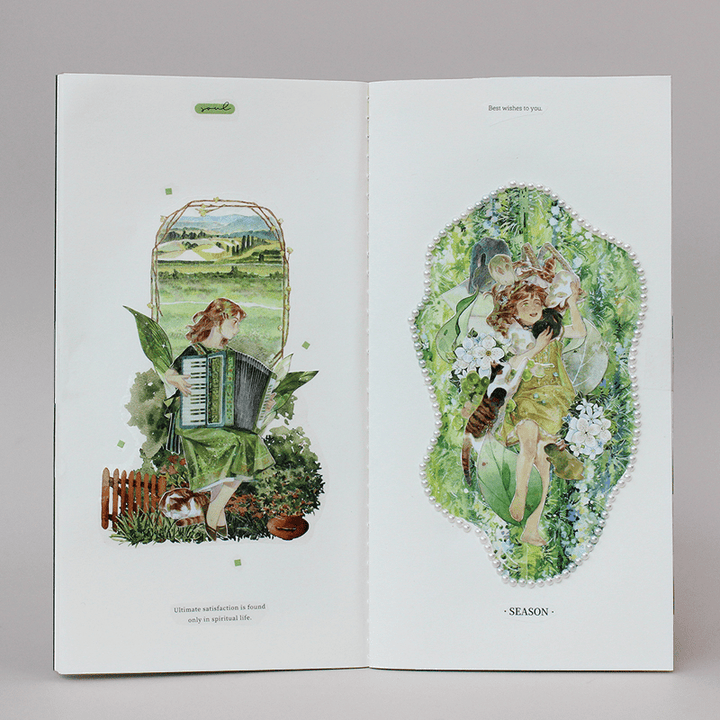 Wild Vine Grass PET Tape Ideal For Personalized Journals