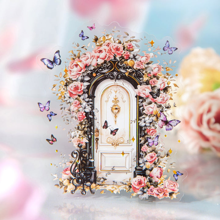 Butterfly Dancing PET Stickers Romance Theme for Diary Creation