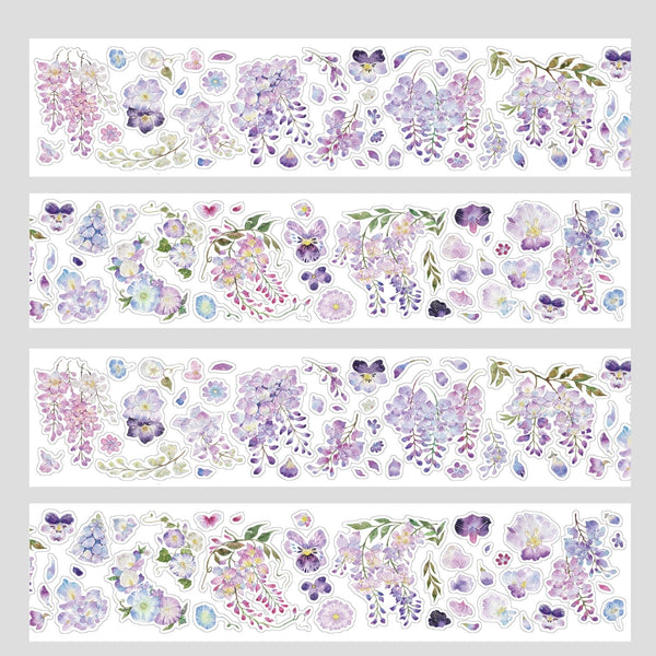 Wisteria Tape Elegant Purple Vines